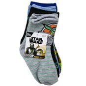 Wholesale - 5pk THE MANDALORIAN GROGU CREW SOCKS SIZE 4-6, UPC: 193159224158